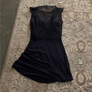 Victoria's Secret Black Fit and Flare Mini Dress